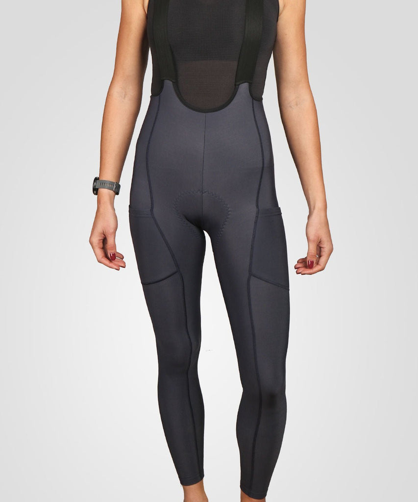 W. ARTICO X CARGO DROP TAIL BIB TIGHT - GUNMETAL BLUE - UrbanCycling.com