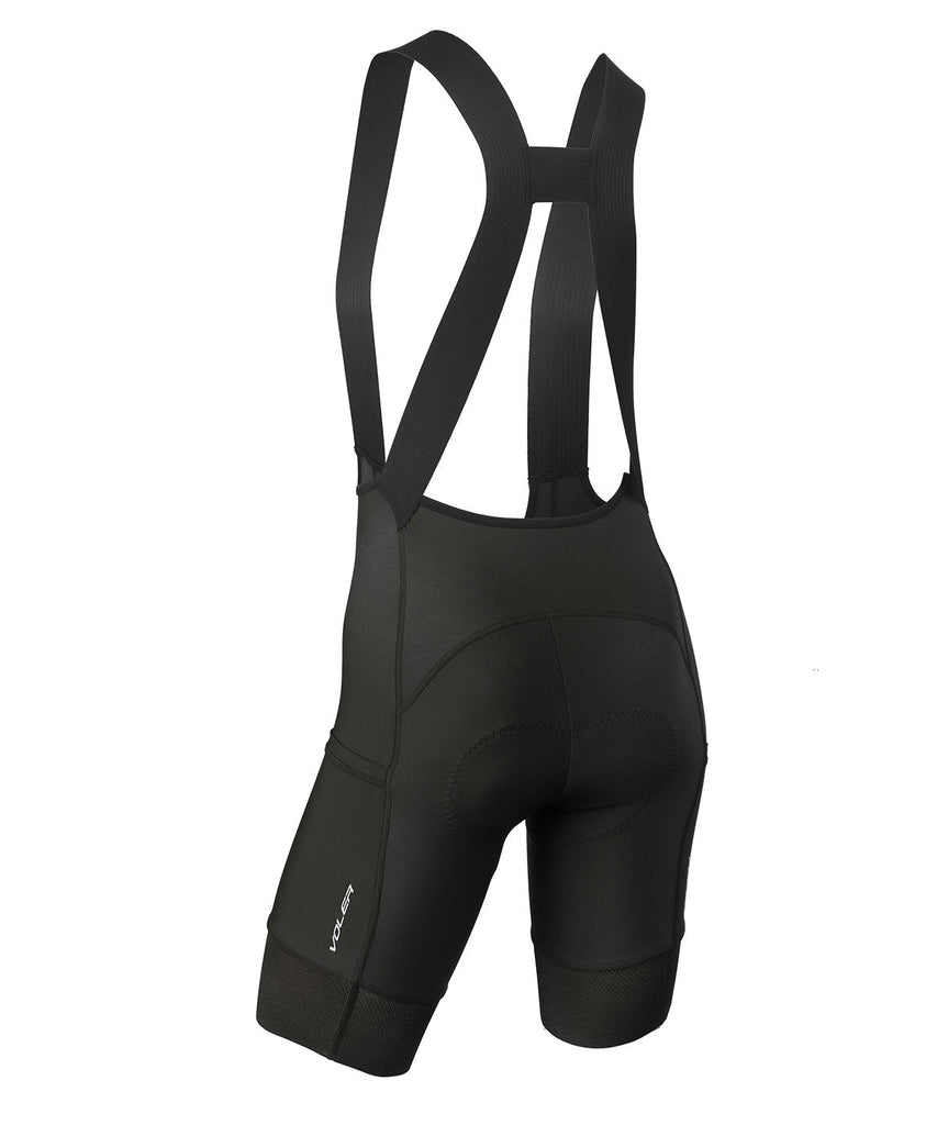 W. BLACK LABEL CARGO DROP TAIL BIB - BLACK - UrbanCycling.com