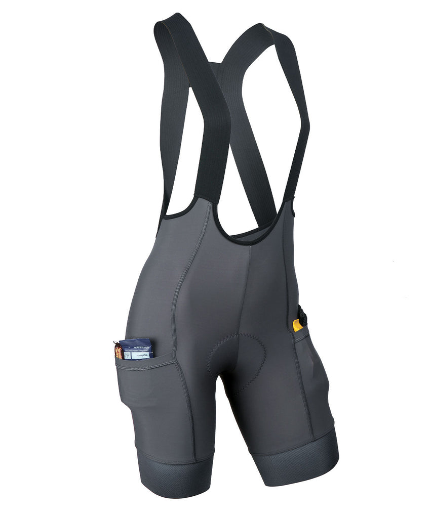 W. BLACK LABEL CARGO DROP TAIL BIB - BLUE STEEL - UrbanCycling.com