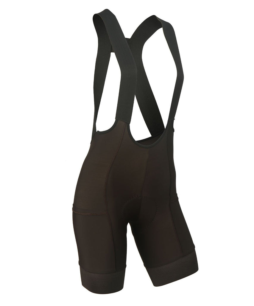 W. BLACK LABEL CARGO DROP TAIL BIB - ESPRESSO - UrbanCycling.com