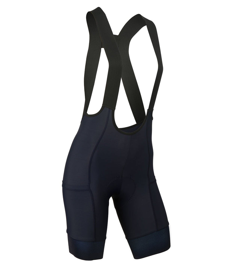 W. BLACK LABEL CARGO DROP TAIL BIB - NAVY - UrbanCycling.com