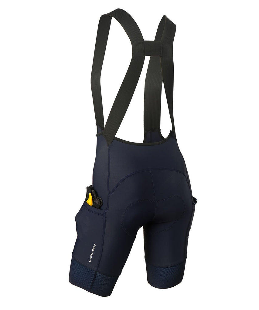 W. BLACK LABEL CARGO DROP TAIL BIB - NAVY - UrbanCycling.com