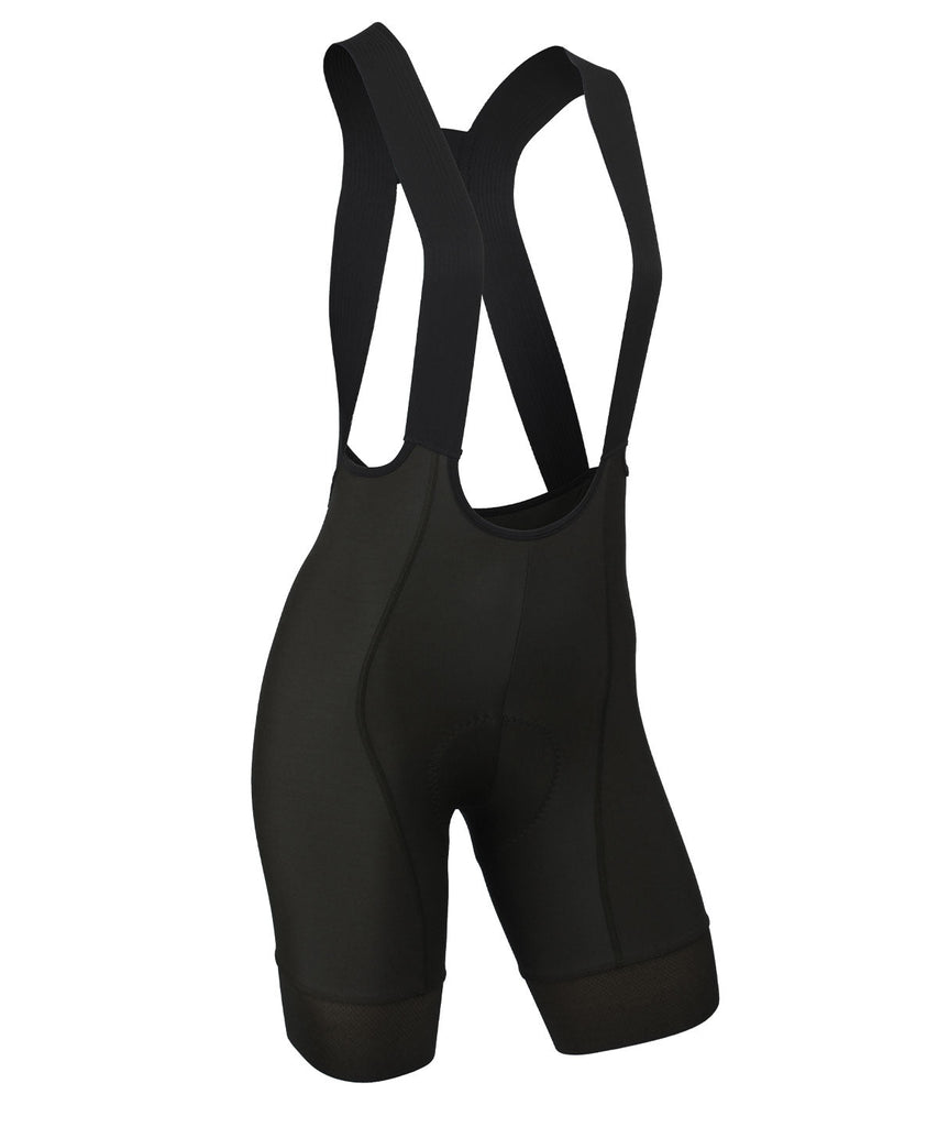 W. BLACK LABEL DROP TAIL BIB - BLACK - UrbanCycling.com