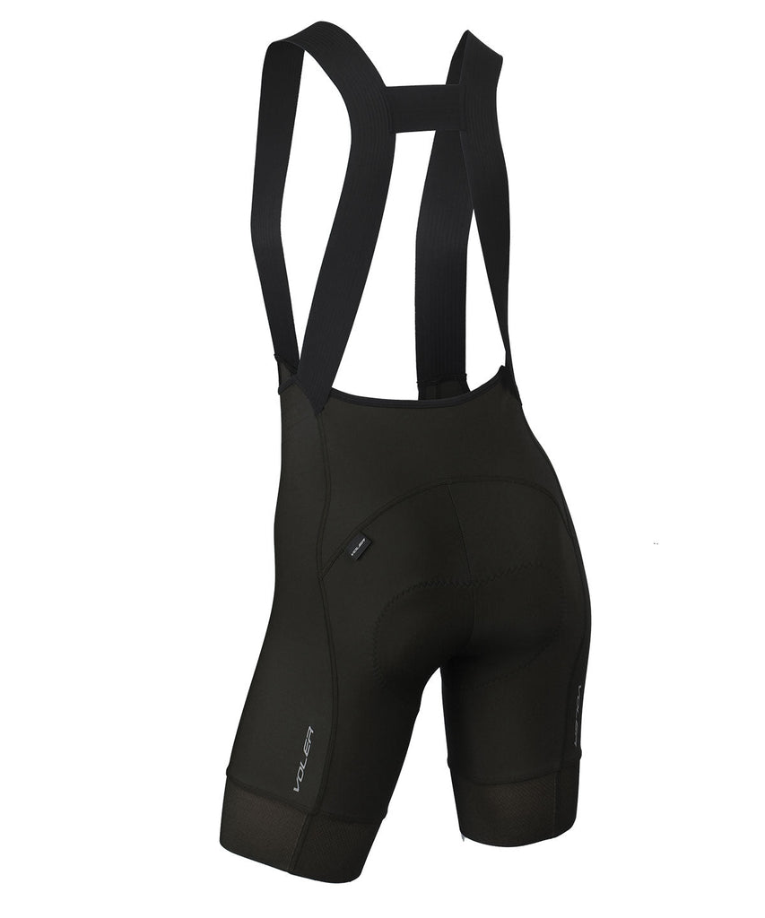 W. BLACK LABEL DROP TAIL BIB - BLACK - UrbanCycling.com