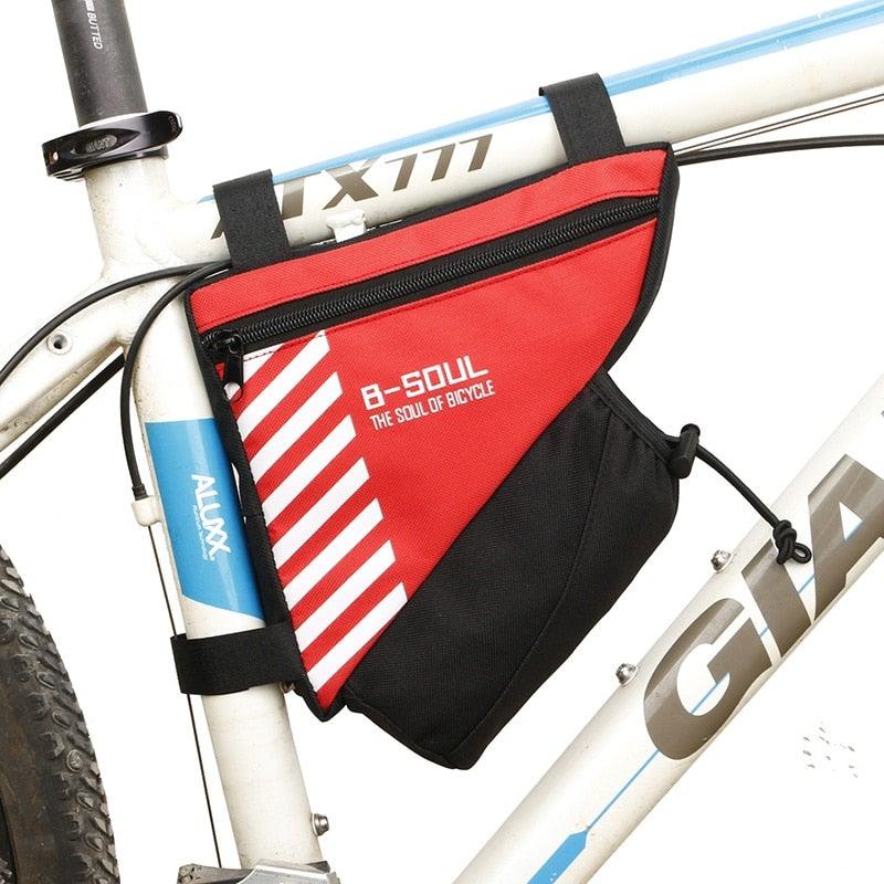 Waterproof Bicycle Bag Bike Triangle Bag For Bicycle Front Frame Bag Bike Bag Cycling Top Tube Bag Bicycle Bottle Bag Bike Storage Frame Bag Bicycle Front Tube Triangle Water Resistant Cycling Pack Strap On Pouch Bike Accessories Tool Accessible - UrbanCycling.com