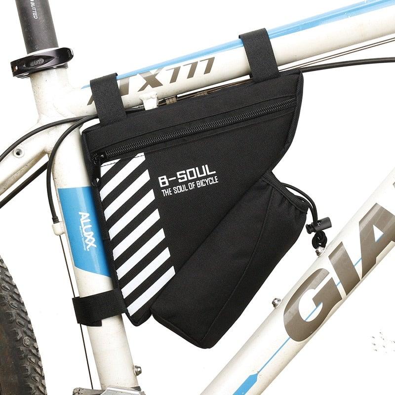 Waterproof Bicycle Bag Bike Triangle Bag For Bicycle Front Frame Bag Bike Bag Cycling Top Tube Bag Bicycle Bottle Bag Bike Storage Frame Bag Bicycle Front Tube Triangle Water Resistant Cycling Pack Strap On Pouch Bike Accessories Tool Accessible - UrbanCycling.com