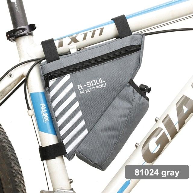 Waterproof Bicycle Bag Bike Triangle Bag For Bicycle Front Frame Bag Bike Bag Cycling Top Tube Bag Bicycle Bottle Bag Bike Storage Frame Bag Bicycle Front Tube Triangle Water Resistant Cycling Pack Strap On Pouch Bike Accessories Tool Accessible - UrbanCycling.com