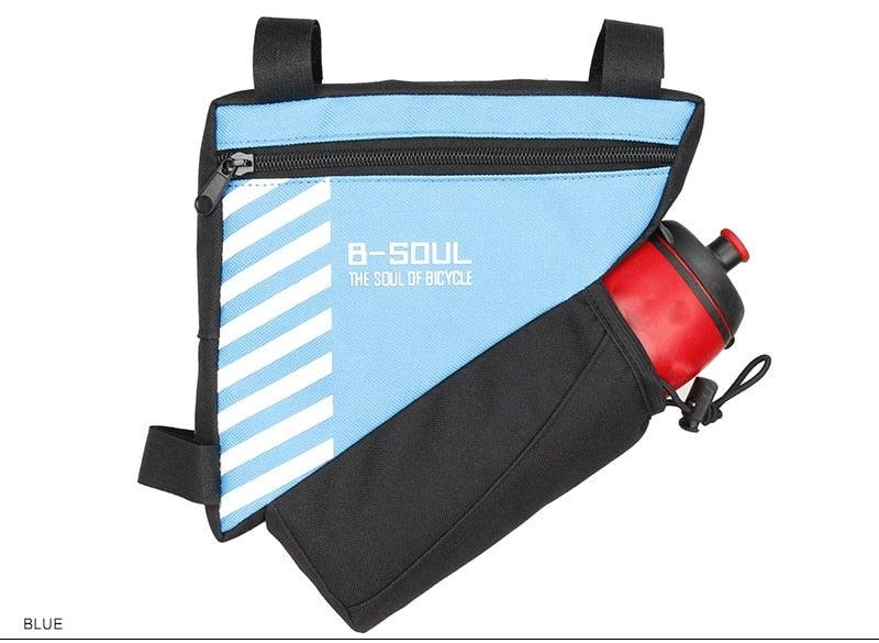 Waterproof Bicycle Bag Bike Triangle Bag For Bicycle Front Frame Bag Bike Bag Cycling Top Tube Bag Bicycle Bottle Bag Bike Storage Frame Bag Bicycle Front Tube Triangle Water Resistant Cycling Pack Strap On Pouch Bike Accessories Tool Accessible - UrbanCycling.com