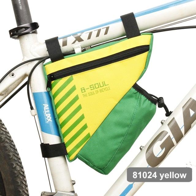 Waterproof Bicycle Bag Bike Triangle Bag For Bicycle Front Frame Bag Bike Bag Cycling Top Tube Bag Bicycle Bottle Bag Bike Storage Frame Bag Bicycle Front Tube Triangle Water Resistant Cycling Pack Strap On Pouch Bike Accessories Tool Accessible - UrbanCycling.com