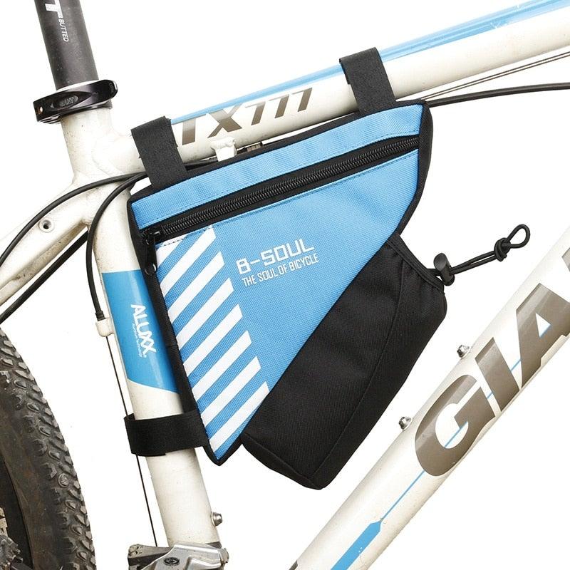 Waterproof Bicycle Bag Bike Triangle Bag For Bicycle Front Frame Bag Bike Bag Cycling Top Tube Bag Bicycle Bottle Bag Bike Storage Frame Bag Bicycle Front Tube Triangle Water Resistant Cycling Pack Strap On Pouch Bike Accessories Tool Accessible - UrbanCycling.com