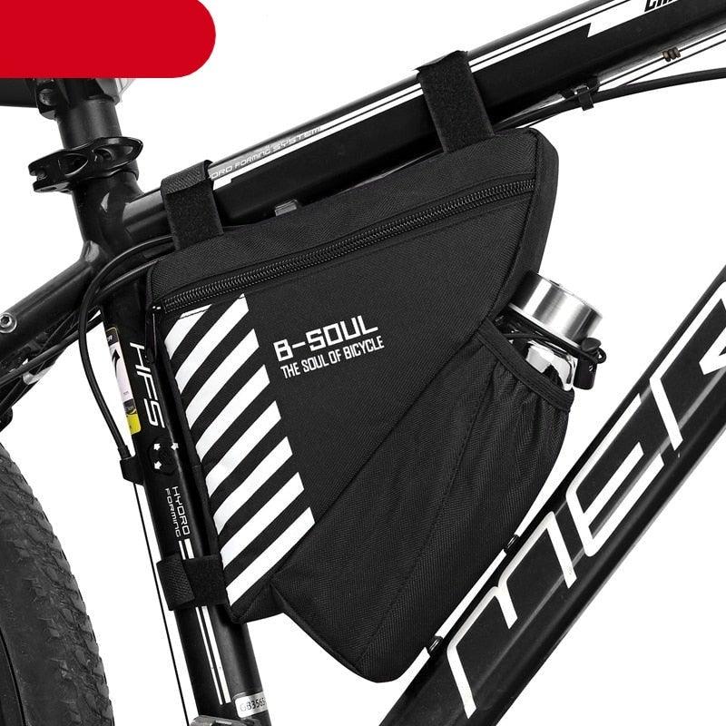 Waterproof Bicycle Bag Bike Triangle Bag For Bicycle Front Frame Bag Bike Bag Cycling Top Tube Bag Bicycle Bottle Bag Bike Storage Frame Bag Bicycle Front Tube Triangle Water Resistant Cycling Pack Strap On Pouch Bike Accessories Tool Accessible - UrbanCycling.com