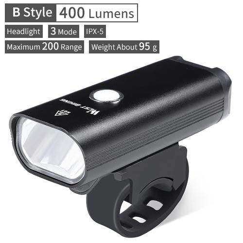 Waterproof Bicycle Light Smart Front Lamp Headlight With Horn USB Rechargeable LED Cycling Flashlight Bicycle Lights Set Powerful Lumens LED Bike Front For Adults Road Cycling Safety Flashlight - UrbanCycling.com