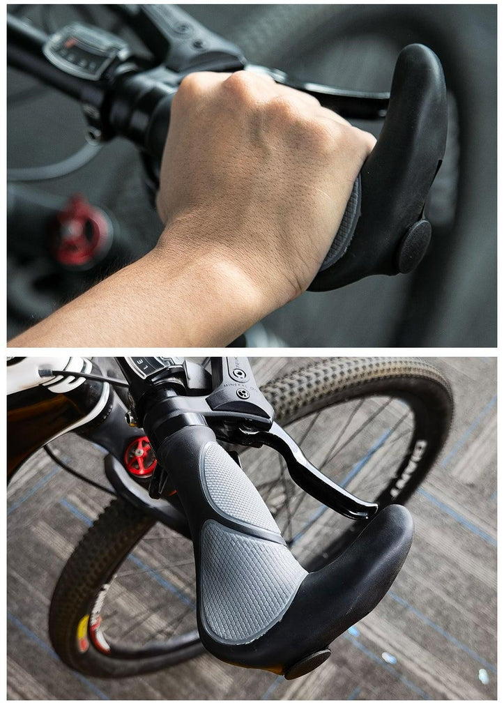 Waterproof Road Bike Horn Handlebar Cover Anti - Slip Handle Bar Grip Bicycle Accessories Mountain Bike Silicone Handlebar Grips Ergonomic Desgin With Bilaterally Locking Ring Non - Slip For Standard Bike - UrbanCycling.com