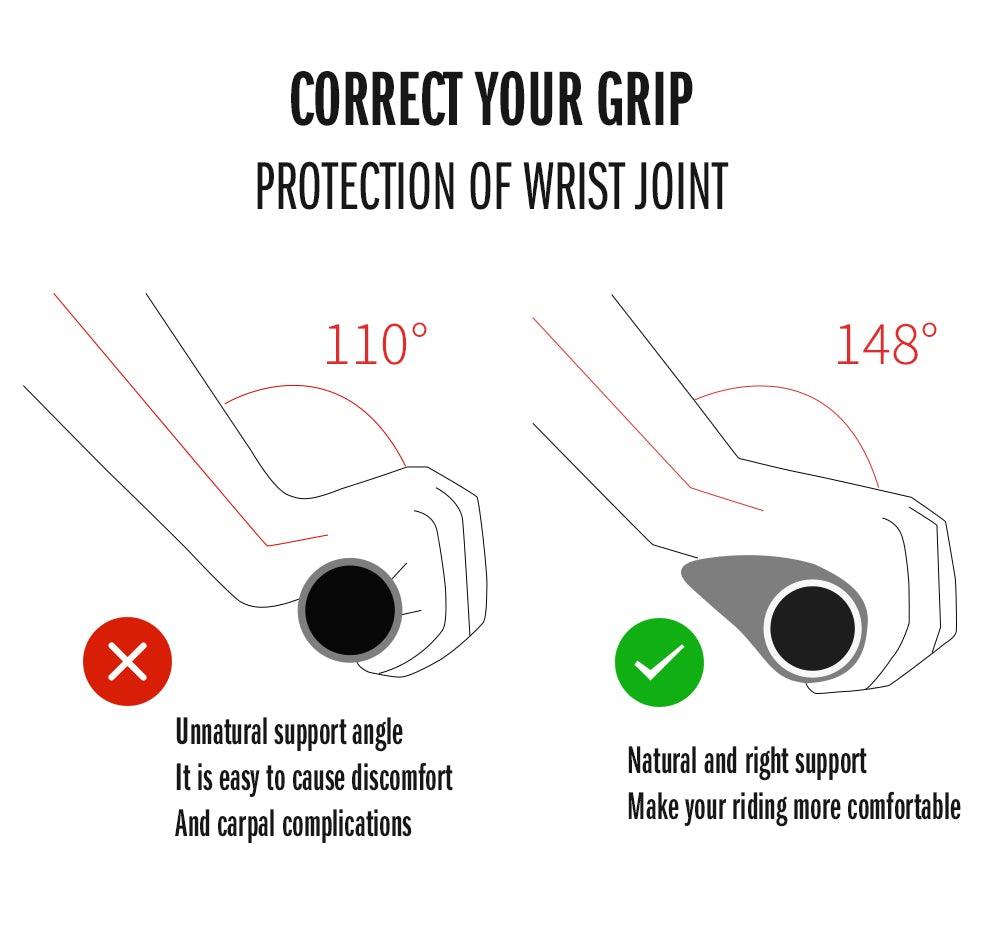 Waterproof Road Bike Horn Handlebar Cover Anti - Slip Handle Bar Grip Bicycle Accessories Mountain Bike Silicone Handlebar Grips Ergonomic Desgin With Bilaterally Locking Ring Non - Slip For Standard Bike - UrbanCycling.com