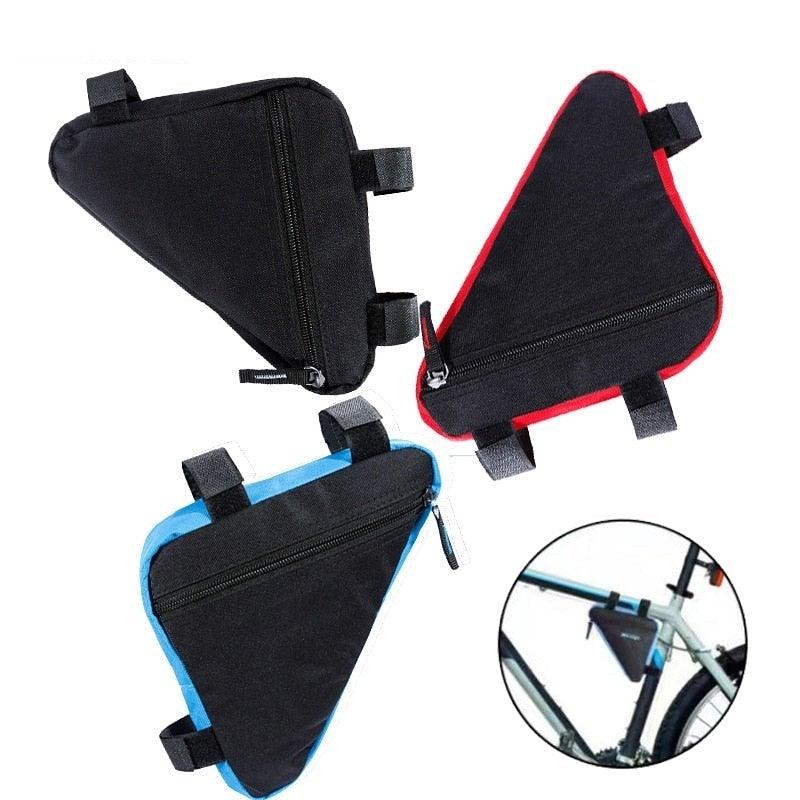 Waterproof Triangle Cycling Bicycle Bags Front Tube Frame Bag Mountain Bike Triangle Pouch Frame Holder Bag Bike Storage Frame Bag Bicycle Front Tube Triangle Water Resistant Cycling Pack Strap On Pouch Bike Accessories Tool Accessible Storage Bag - UrbanCycling.com