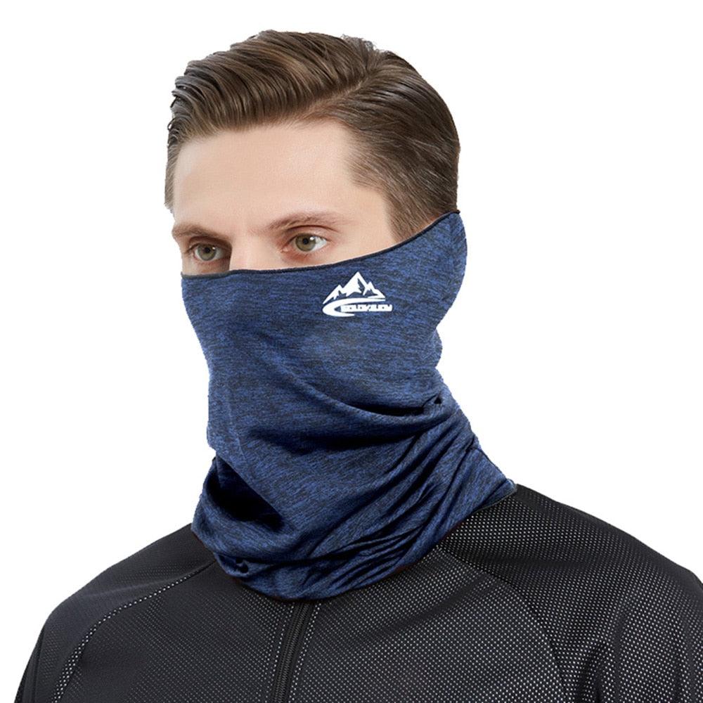 Winter Outdoor Neck Warmer Cycling Scarf Running Sports Headwear Face Scarf Bicycle Bandana Men Simple Fashion Motorcycle Windproof Sun Protect Cycling Face Neck Mask Headwear Scarf Bandana Hood Half Breathable Dustproof Hang - Ear Cap Bike Headbands - UrbanCycling.com