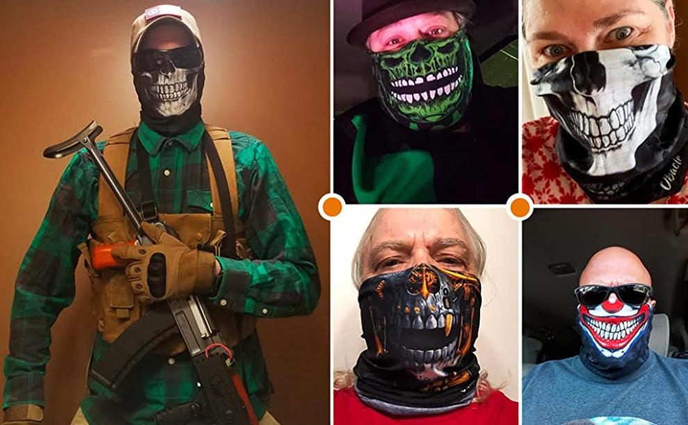 Women Balaclava Neck Gaiter Tubular Buff Bandana Scarf Headgear Bicycle Half Mask Face Cover Venom Headband Summer Men Beanie Hat Windproof Head Scarves Neck Warmer Cycling Camping Hiking Men Women Fashion Magic Scarves Turban Outdoor Headband - UrbanCycling.com