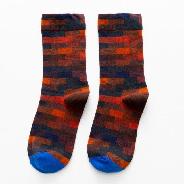 Women Long Sock Cartoon Print Creative Fashion Personalized Novelty Men Women Socks Winter Warm Comfortable Cotton Socks Running Cycling Socks For Men And Women - UrbanCycling.com