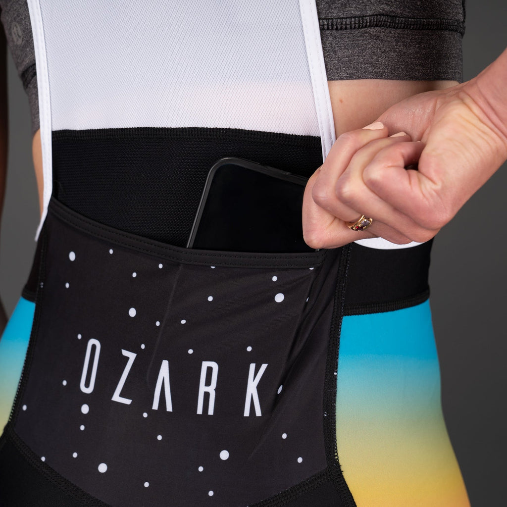 Women's Bib Shorts - Ozark Sky - UrbanCycling.com