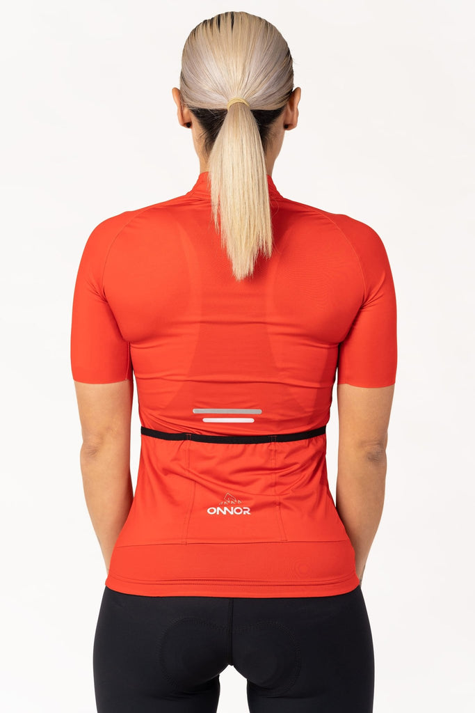 Women's DNA Red Elite Cycling Jersey - UrbanCycling.com