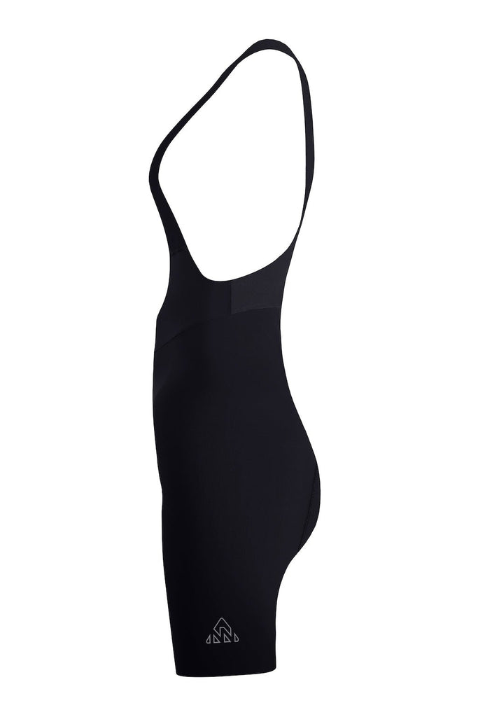 Women's Seamless Black Pro Cycling Bib Shorts - UrbanCycling.com