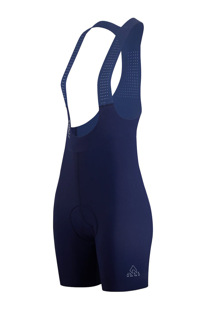 Women's Seamless Blue Pro Cycling Bib Shorts - UrbanCycling.com