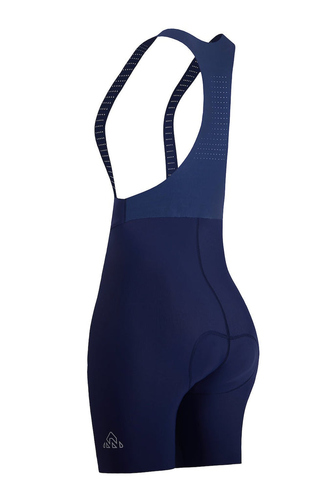 Women's Seamless Blue Pro Cycling Bib Shorts - UrbanCycling.com