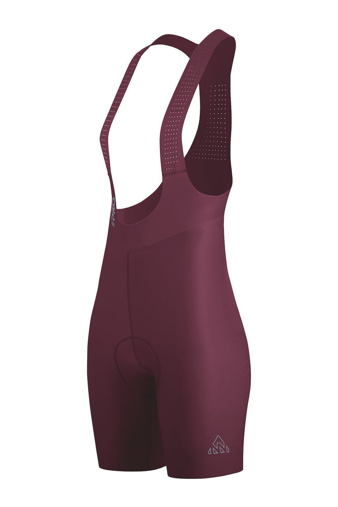 Women's Seamless Burgundy Pro Cycling Bib Shorts - UrbanCycling.com