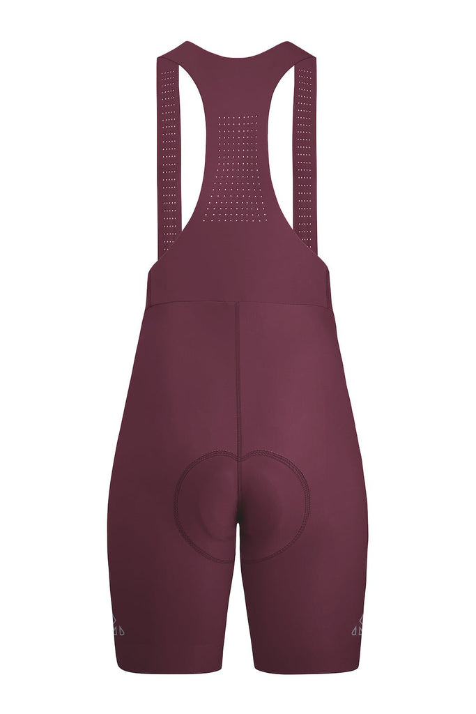 Women's Seamless Burgundy Pro Cycling Bib Shorts - UrbanCycling.com