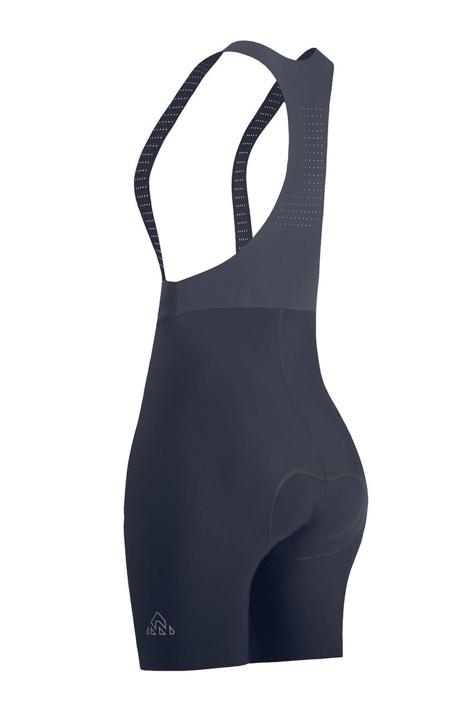 Women's Seamless Gray Pro Cycling Bib Shorts - UrbanCycling.com