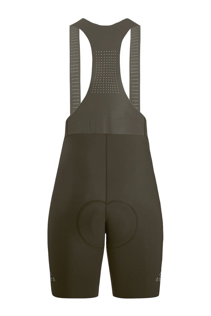 Women's Seamless Olive Green Pro Cycling Bib Shorts - UrbanCycling.com