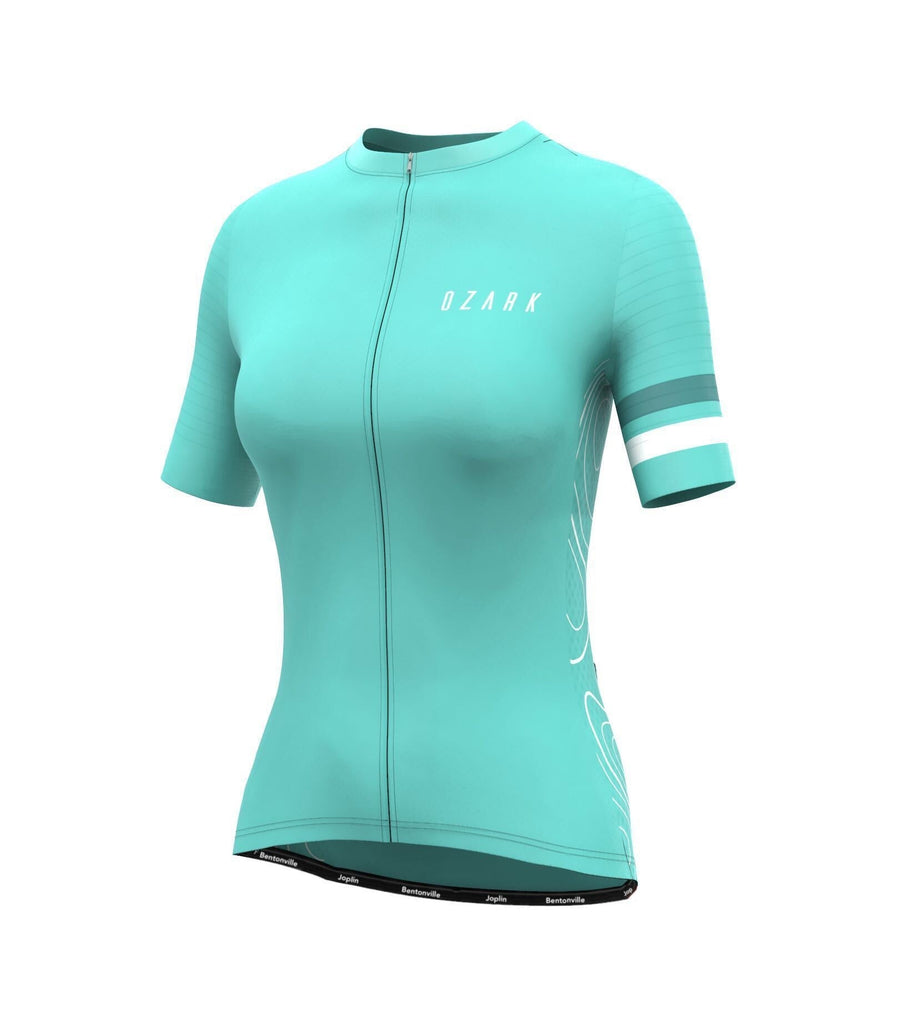 Women's Short Sleeve Jersey - Teal Core - UrbanCycling.com