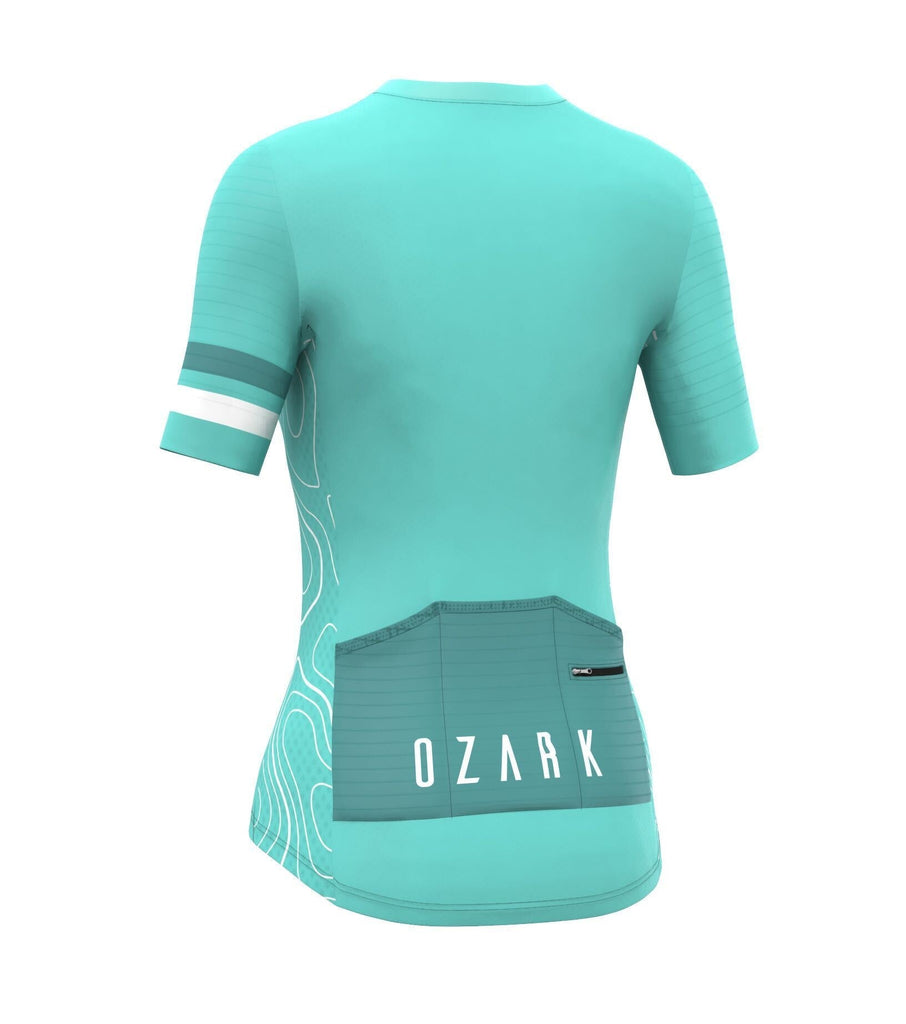 Women's Short Sleeve Jersey - Teal Core - UrbanCycling.com