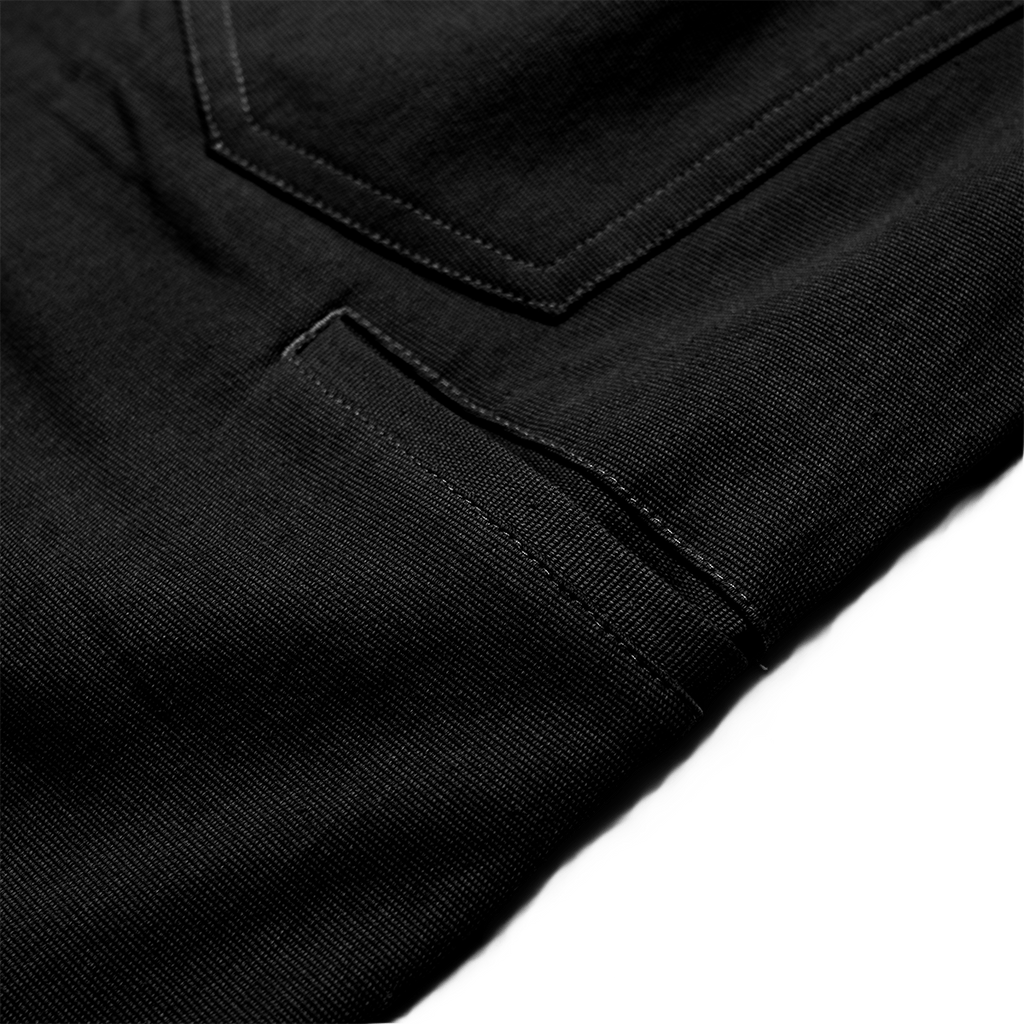 WorkHorse Stretch Canvas Short - Pure Black - UrbanCycling.com