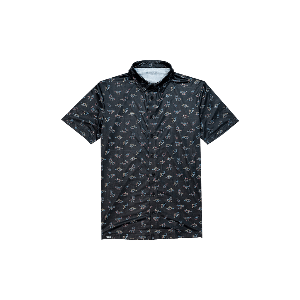 Youth FlexGRID Button Up - Dino's End - UrbanCycling.com