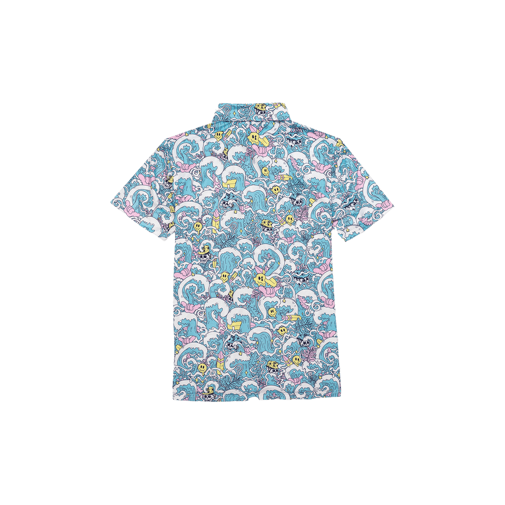 Youth FlexGRID Button Up - Ride the Wave - UrbanCycling.com