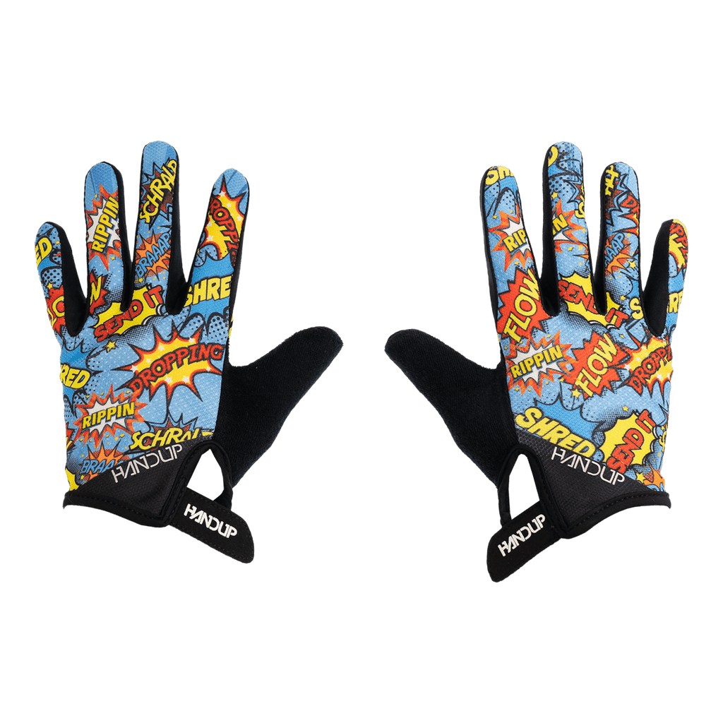 Youth Gloves - Comic Bubbles - UrbanCycling.com