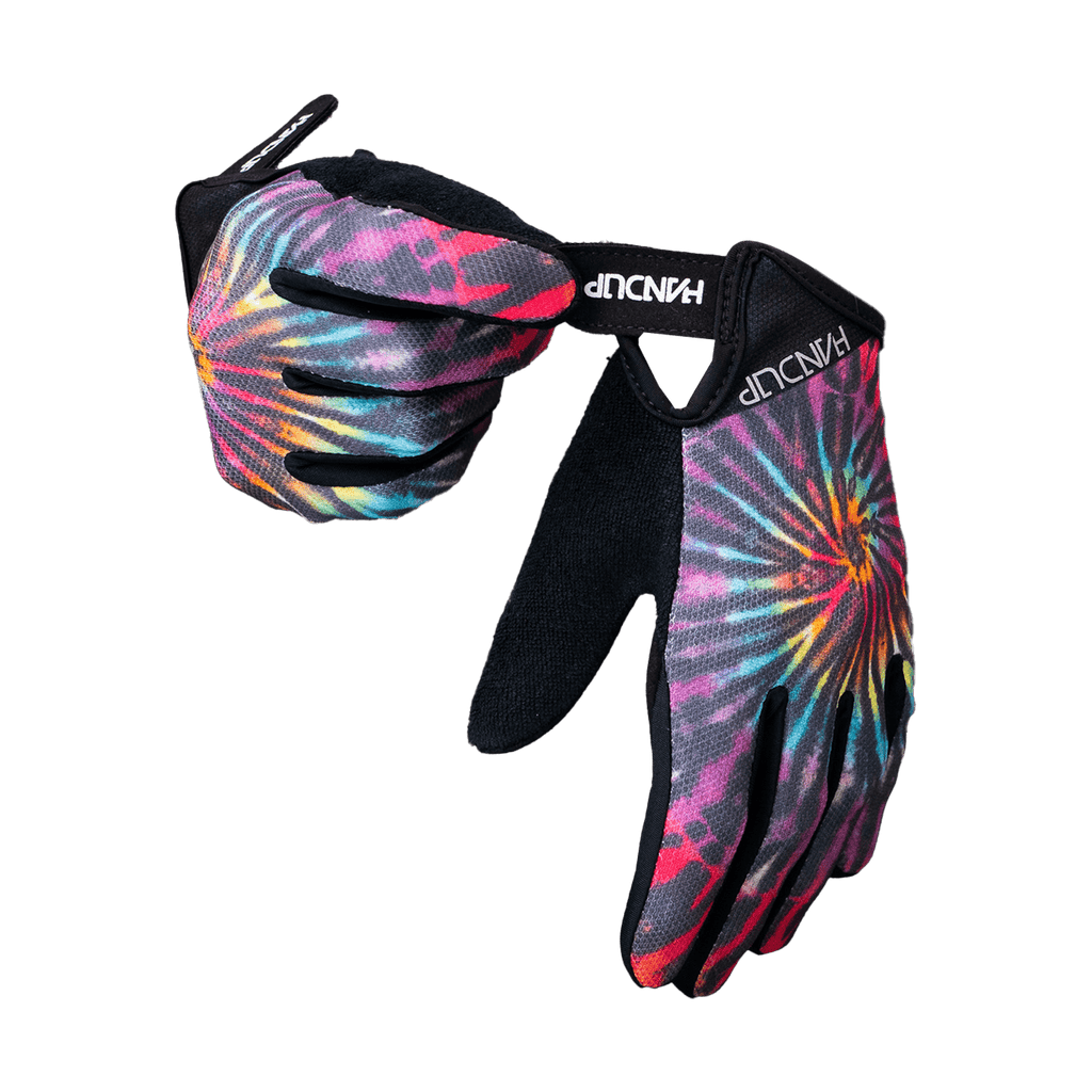 Youth Gloves - Reverse Tie Dye - UrbanCycling.com