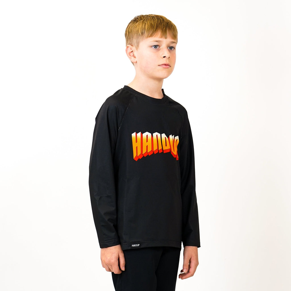 Youth Long Sleeve Lite Jersey - Rock Orange - UrbanCycling.com