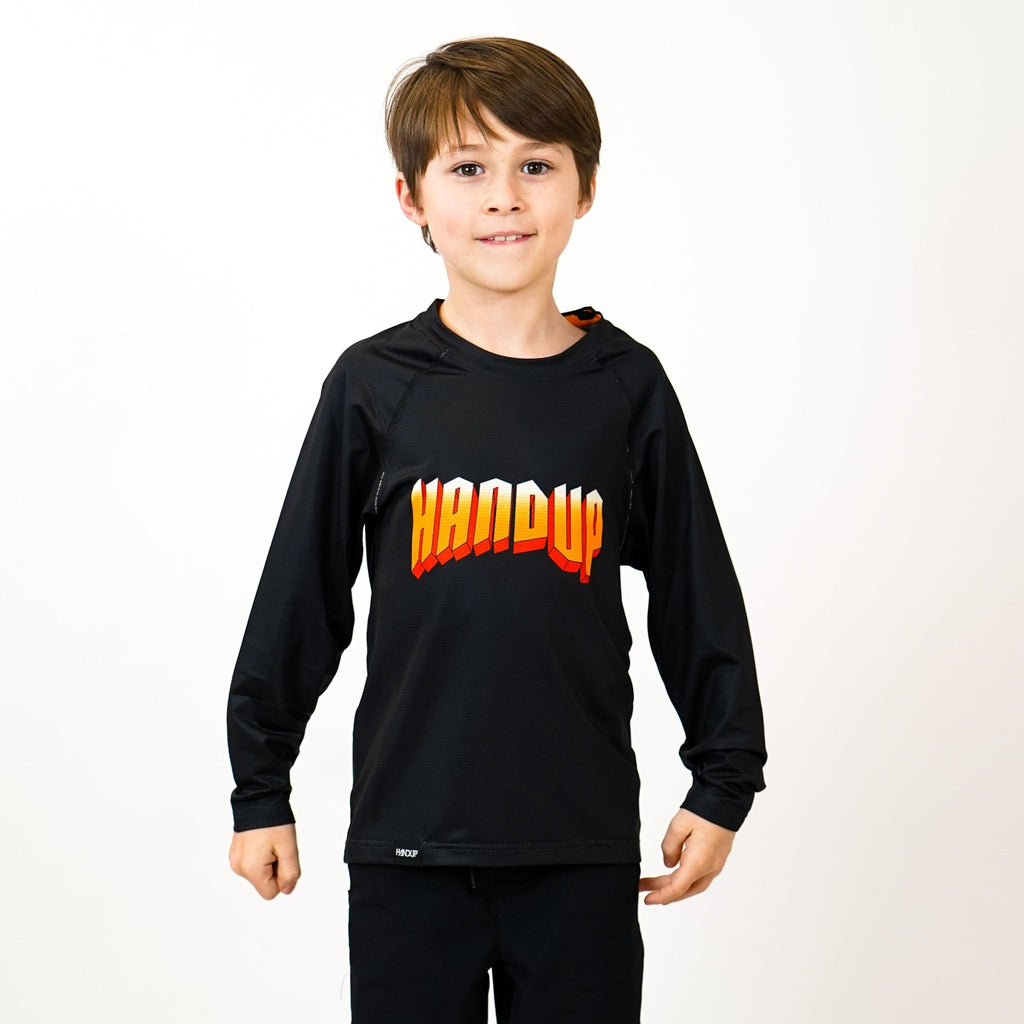 Youth Long Sleeve Lite Jersey - Rock Orange - UrbanCycling.com