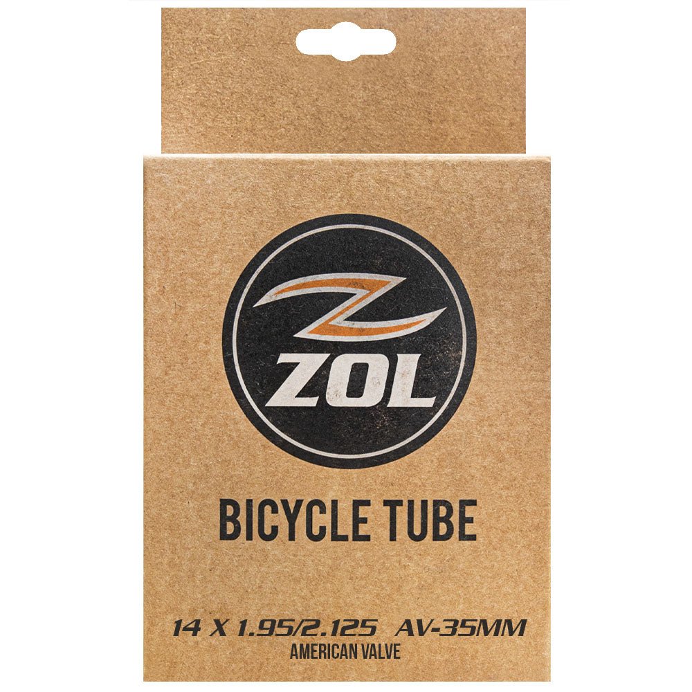 Zol Bike Inner Tube 14x1.95" Bmx Kids and Electric Bicycles - UrbanCycling.com