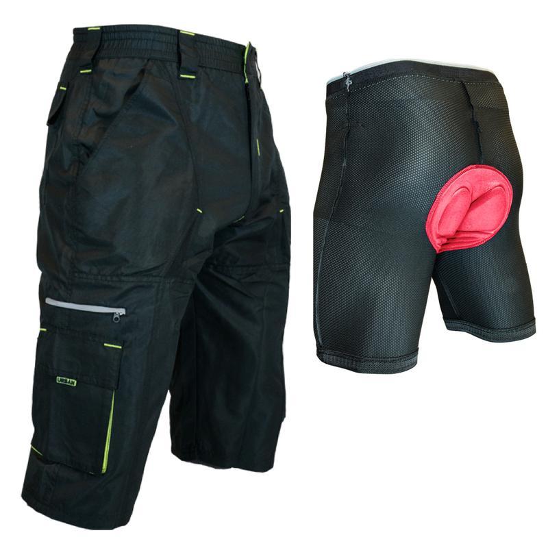 DK Gravel Shorts I with Apparel Cycling - 1/2 Shorts 7 Baggy Pants MTB Pockets, Sid Urban Long