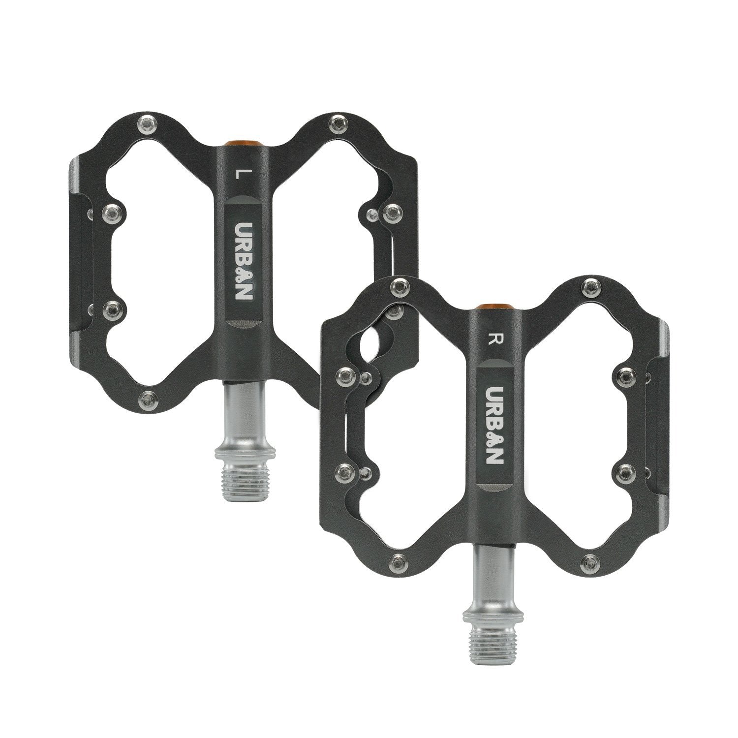 Lightweight Flat Platform MTB Pedals Silver