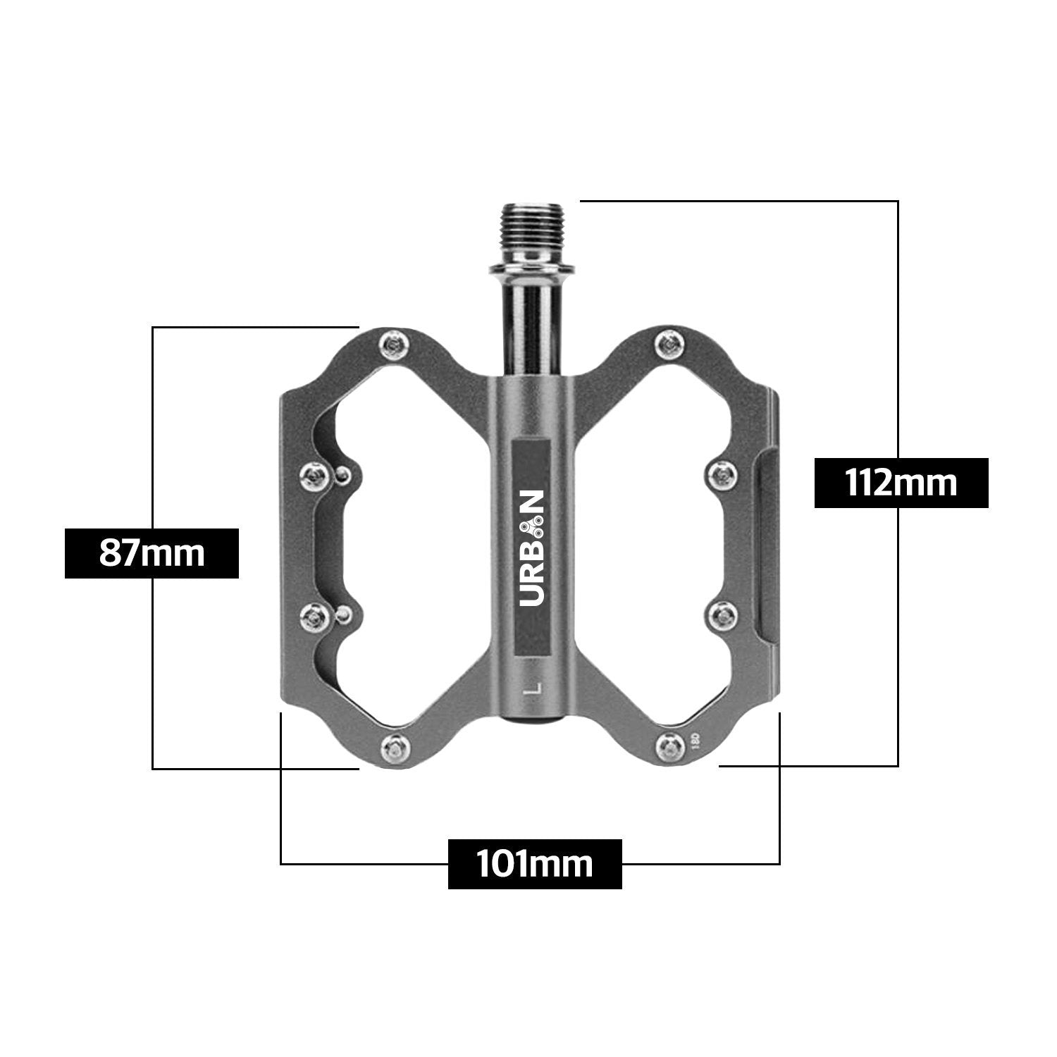 fahrrad pedal maße Lightweight Flat Platform MTB Pedals
