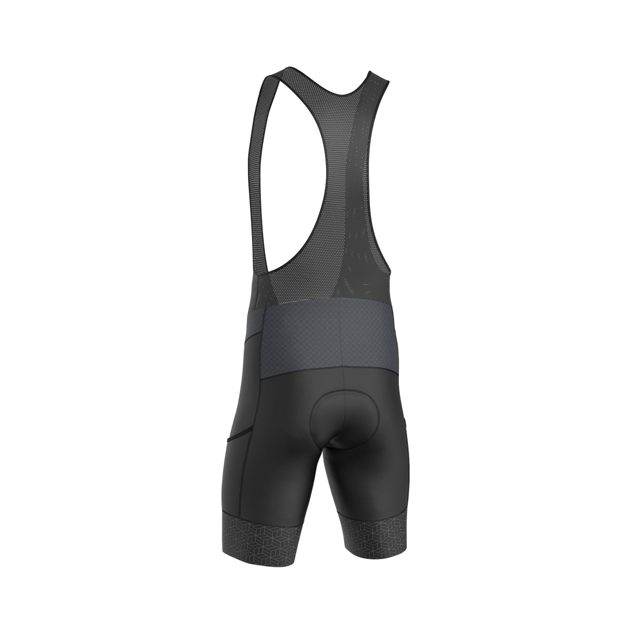 Men's Classic Black Short Sleeve Jerseys Bib Shorts