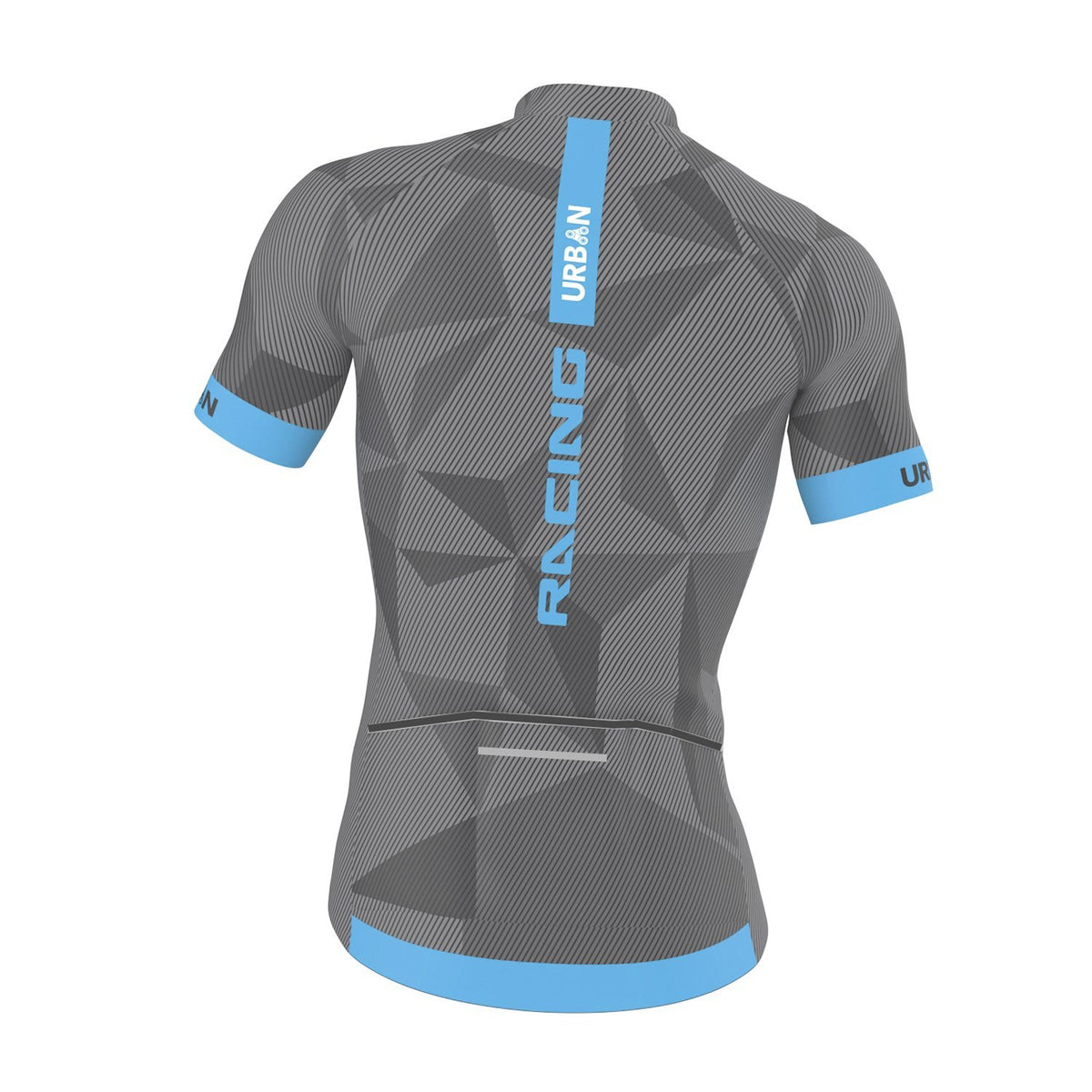 Men's ELITE GRAPHITE Cycling Jersey & Bib Shorts - Urban Cycling Apparel