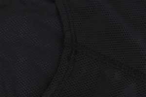 Men's Mesh Base Layer - Black Sleeveless Cycling Undershirt - Urban Cycling Apparel