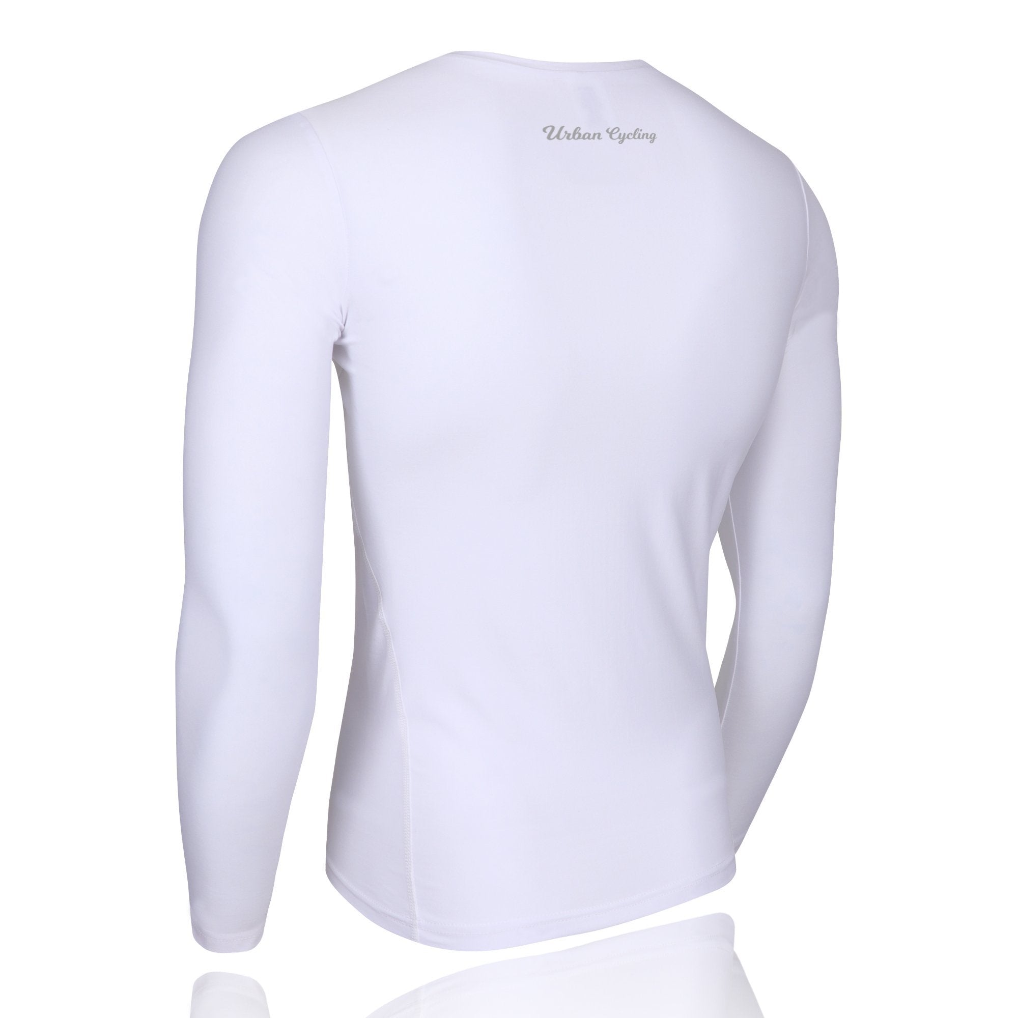 long sleeve undershirts for dress shirts Men's long sleeve undershirt with v-neck organic stretch cotton white