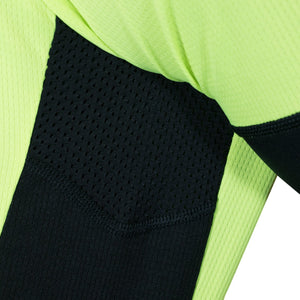 Men's Safety Yellow Short Sleeve Jerseys, Bib Shorts, or Cycling Kit Set - Urban Cycling Apparel