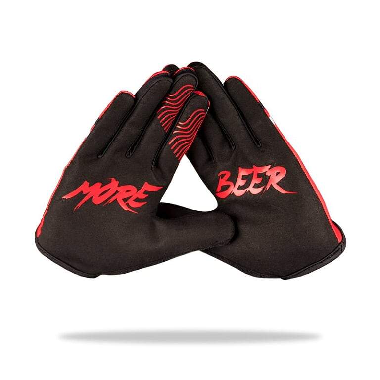 grafik handschuh MTB-Handschuhe "MEHR BIER"
